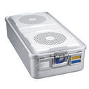 Integra Sterilization Container 1/1 Size  23.75"x11.75"x5.75" - Perforated Bottom