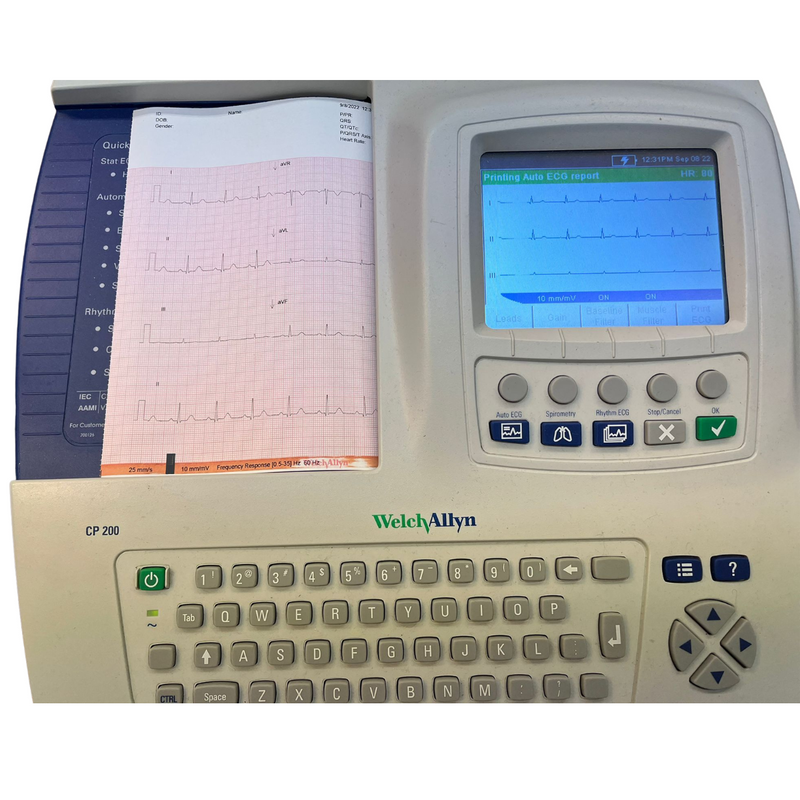 Welch Allyn CP200 EKG 12-Lead Electrocardiograph Fully Refurbished