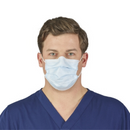 Halyard 47577 ASTM Fluid-Rated Procedure Face Mask 50 Masks/Box Level 1 w/Long Earloopss EXP 12/23