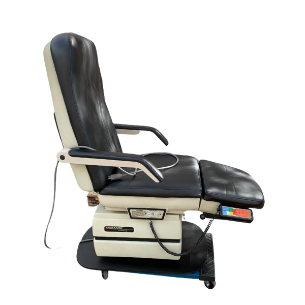 Midmark 417 Podiatry Chair Refurbished Black Upholstery