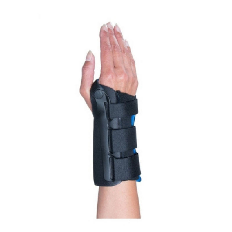 507073 Wrist Brace Ossur Exoform Aluminum / Plastic Right Hand Black Small