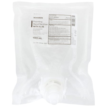 McKesson Foaming Hand Sanitizer with Aloe 1000mL	Refill Bag 53-29036-1000