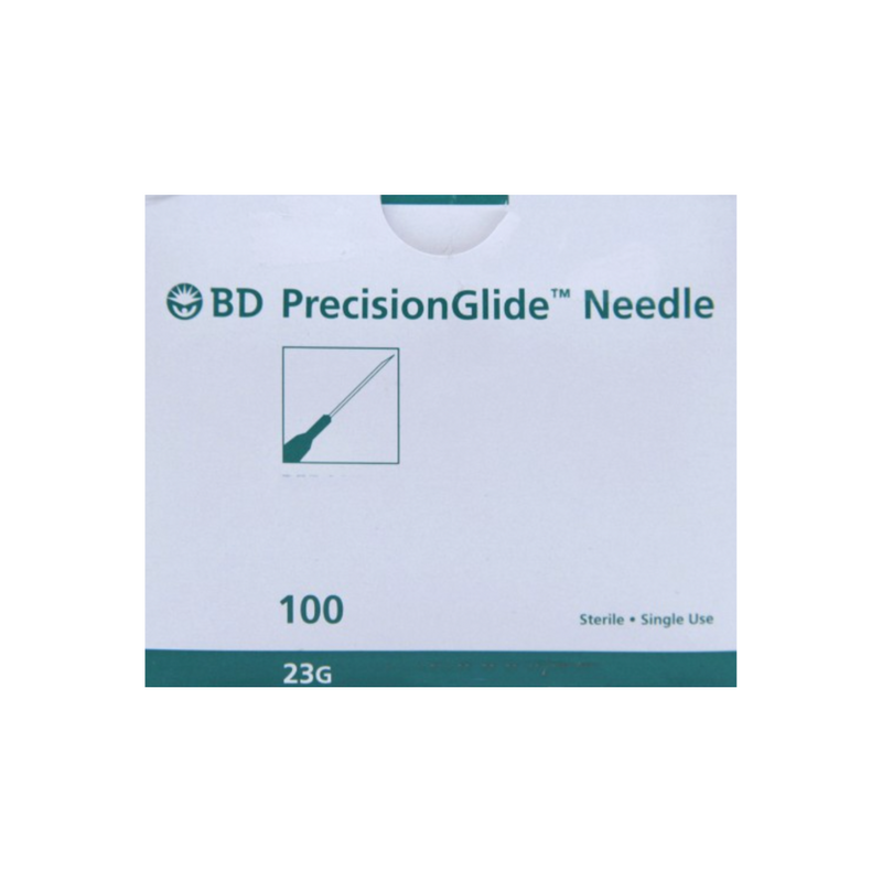 BD PrecisionGlide 23 G X 1" Hypodermic Needle 100/Bx