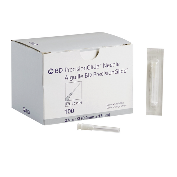 CNPWreal 0.5ml最高品質CBP CRDP CRDH THXE4 BD PrecisionGlide Hypodermic Needle W/O Safety 27Gx1/2 (0.4