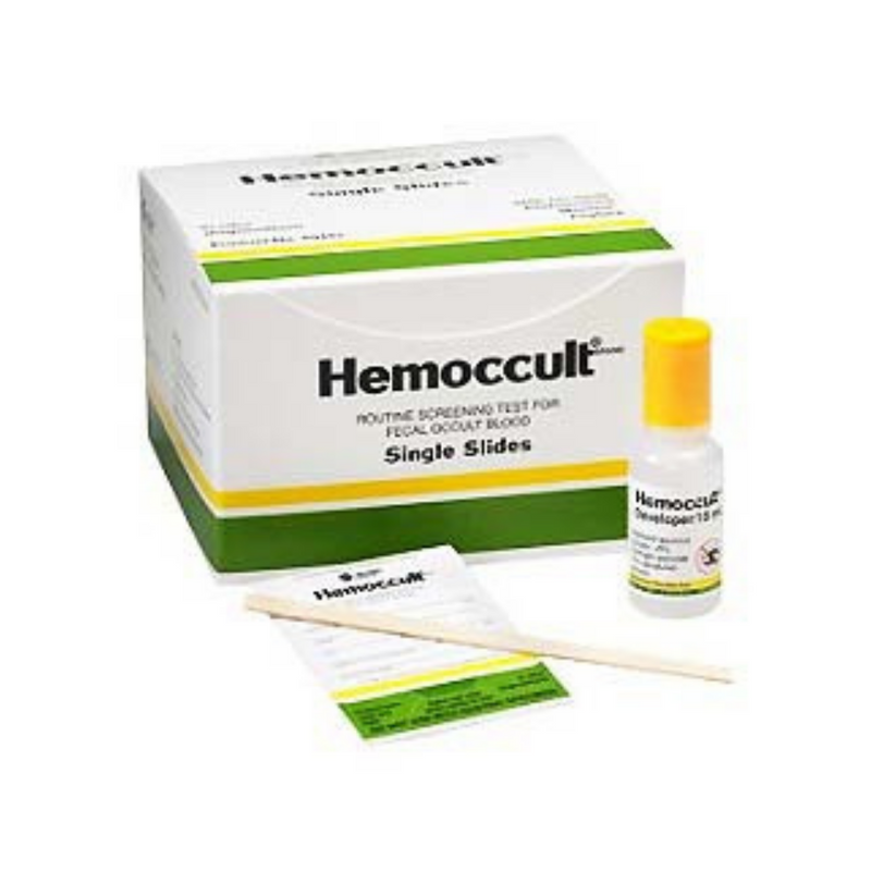 Beckman Coulter 60151A-1 Hemoccult Single Slides for Fecal Occult Blood Test 100/Bx