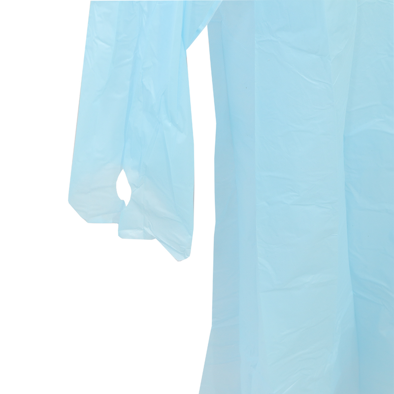 CPE Thumbloop Isolation Gown Blue XL 15 Units/Bag