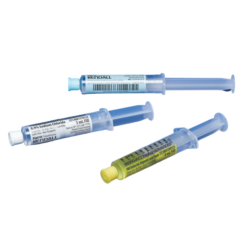 Cardinal Monoject PreFill™ IV Flush Solution Sodium Chloride 10 mL Fill in 12 mL EXP: 2023/01