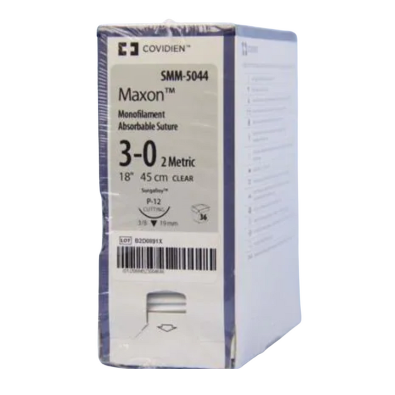 Covidien Maxon Monofilament Absorbable Suture 3-0