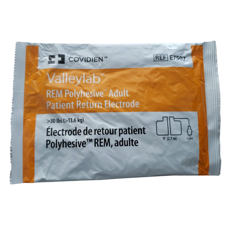 Covidien Valleylab REM Polyhesive Adult Patient Return Electrode 9'