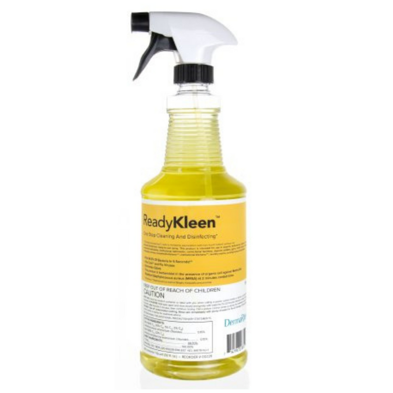 DermaRite 00228 Ready Kleen Surface Disinfectant Cleaner Bactericidal Liquid 32 oz. Bottle Scented for Healthcare Use
