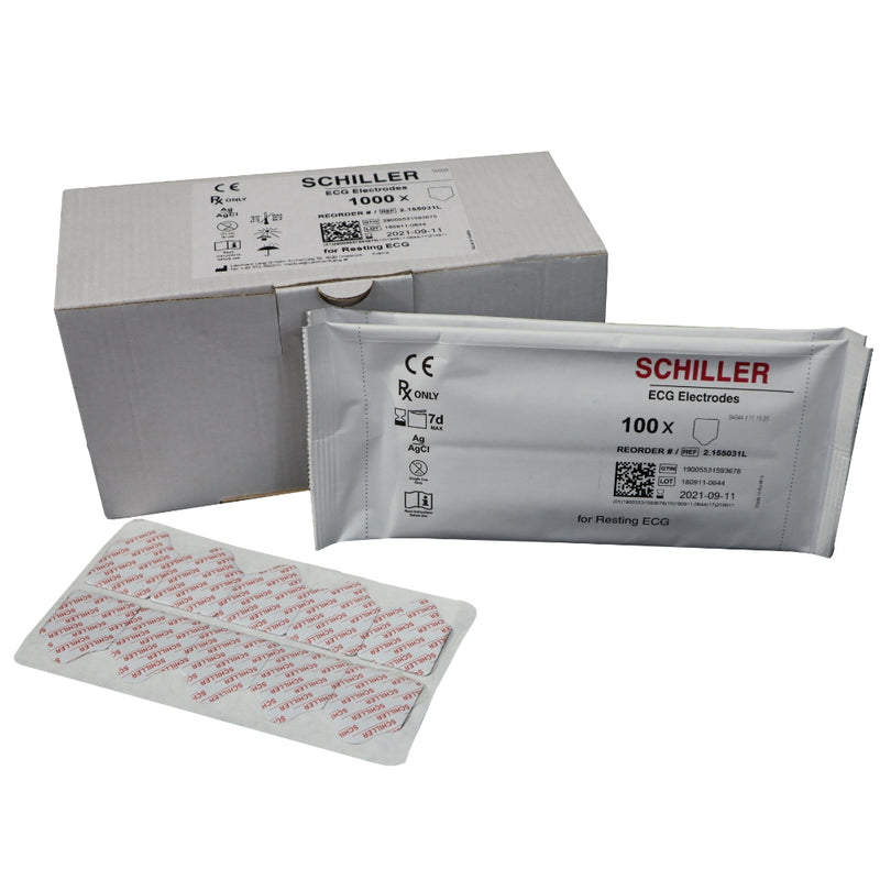 Schiller Bio-Adhesive Electrodes box of 1000