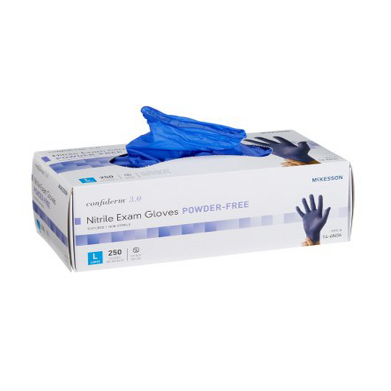 McKesson Confiderm® 3.0 Nitrile Exam Gloves | 250 Gloves/Bx | S, L, M |