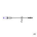McKesson Extension Set 7-1/2 Inch Tubing 1 Port 0.31 mL Priming Volume DEHP-Free 50/Bx