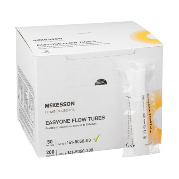 McKesson LUMEON™ Flowtube Mouthpiece Plastic Disposable 50/Box