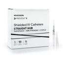 McKesson Peripheral IV Catheter Prevent® R 22 Gauge 1 Inch - Single Unit
