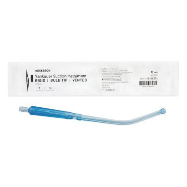 McKesson Suction Tube Yankauer Style Vented 50/Case