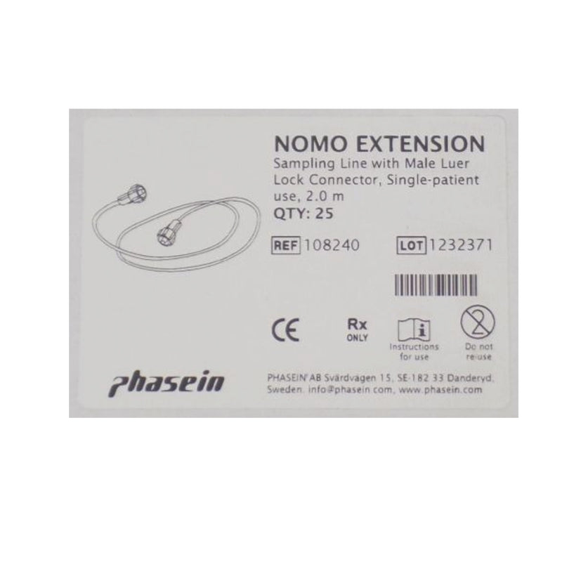 Nomoline Sampling Line With Male Luer Lock Connector (25/Box)