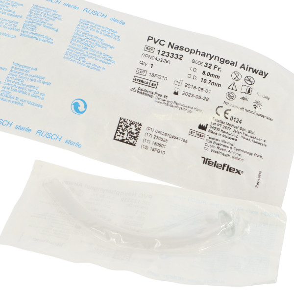 Teleflex 123332 Rusch PVC Nasopharyngeal Airway 32 Fr 5/Bx