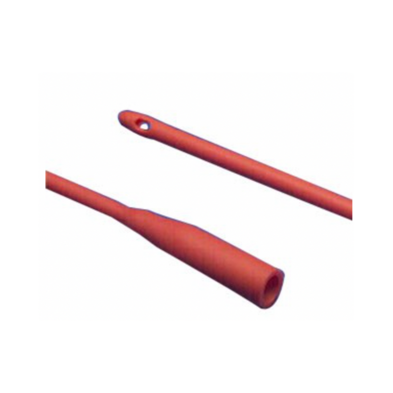 Urethral Catheter Bardia® Round Tip Red Rubber 14 Fr. 16 Inch 100/bx