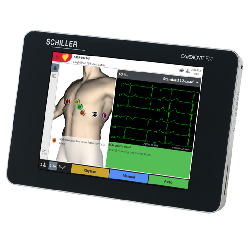 Schiller Electrocardiograph EKG / ECG Tablet 