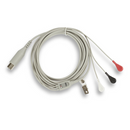 Replacement 3-Lead ECG Patient Cable (12 Ft) for AED Pro, M Series, R Series, CCT