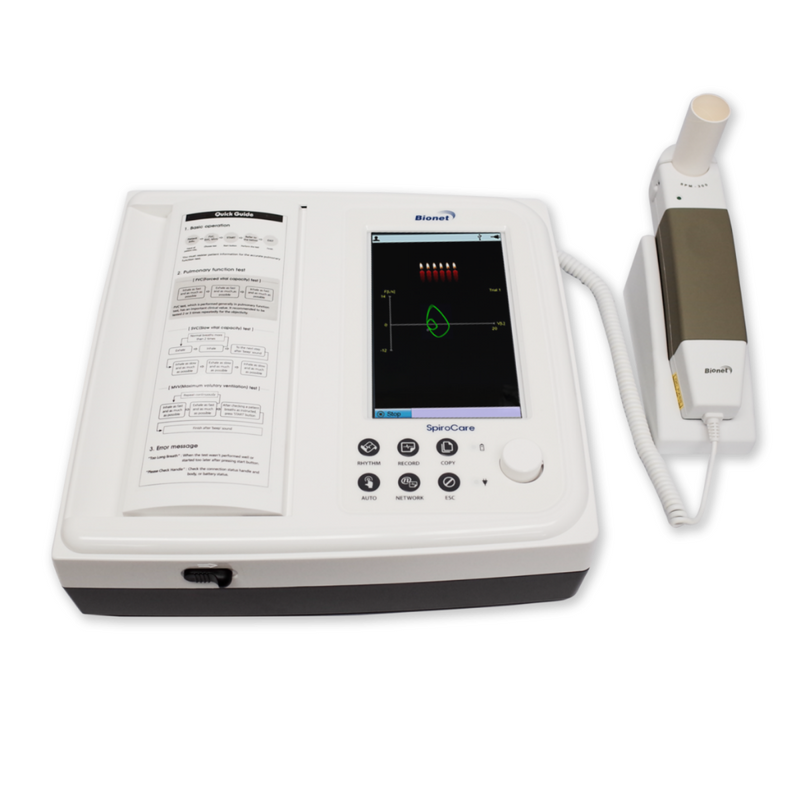 Spirometer with hygienic spirometer brand Bionet