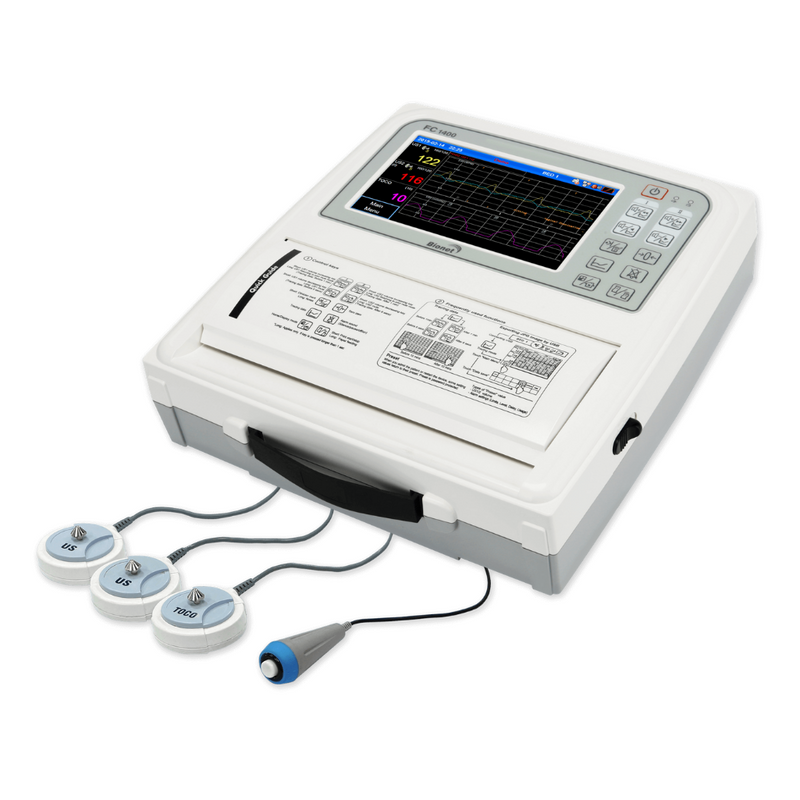 FC1400 Antepartum Touch Screen Fetal Monitor for Twins Fetuses