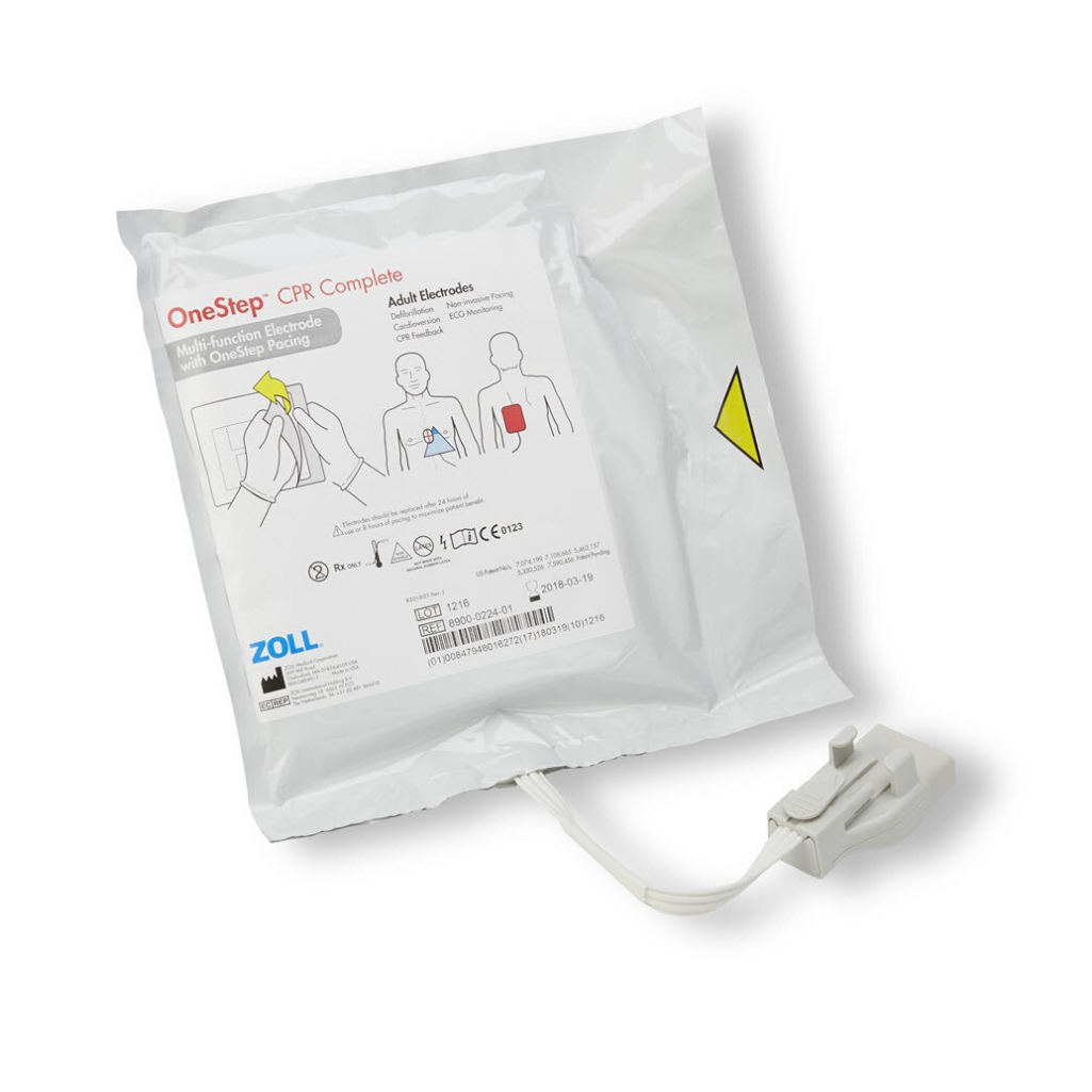 Cpr Lead OneStep™ CPR Complete Electrode for Defibrillator - 3-6 Weeks Lead Tim