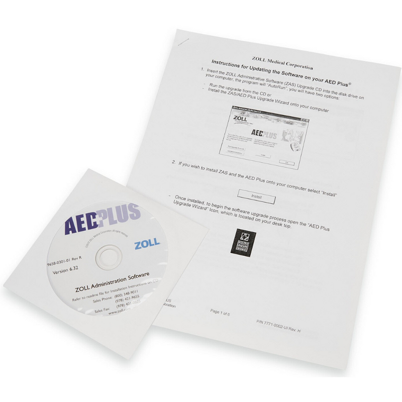 ZOLL Administration Software, CD-ROM for AED